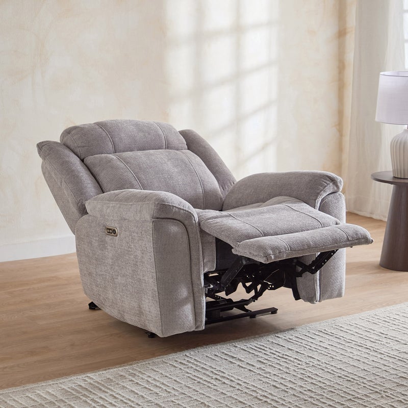 Home Box Nova Fabric Electric Power Recliner Armchair - Image 3